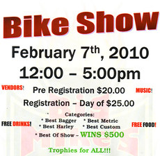 Bike Show flyer
