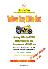 Yellow Day Motorbike Ride Out flyer