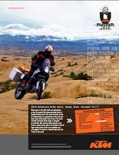 KTM 7th Annual Adventure Rider Rally flyer