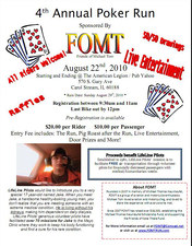2nd Annual Poker Run flyer