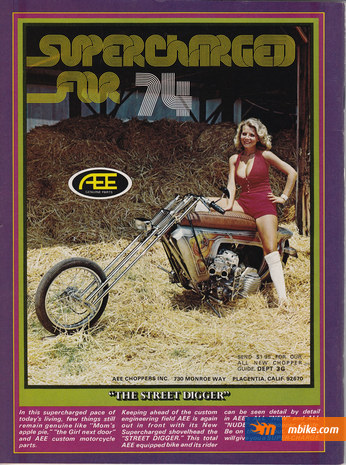 Vintage motorcycle ad