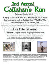 2nd Annual Callahans Run flyer