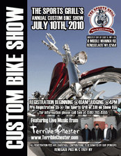 2nd Annual Custom Bike Show at The Sports Grill flyer