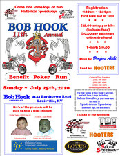 Bob Hook 11th Annual Benefit Poker Run flyer