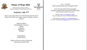 Flame of Hope Ride flyer