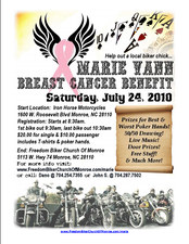 Breast Cancer Benefit Poker Run flyer