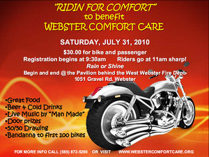 Ridin for Comfort flyer