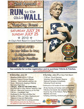 Second Annual Run to the Ohio Wall flyer