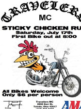 Sticky Chicken Poker Run flyer