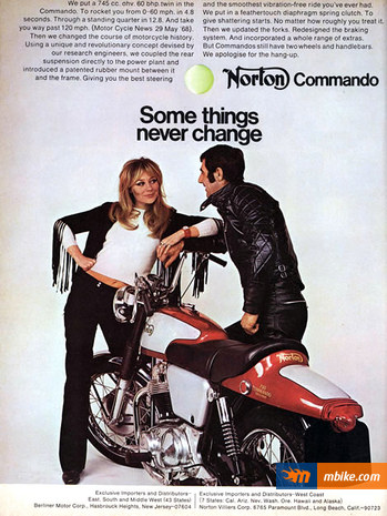Norton Commando ad