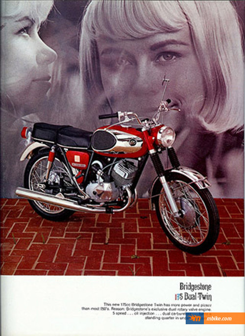 Vintage motorcycle ad