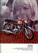 Vintage motorcycle ad