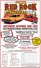 6th Annual Red Rock Cruisers Car & Bike Show flyer