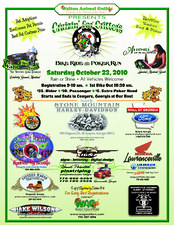 Cruizin' for Critters flyer