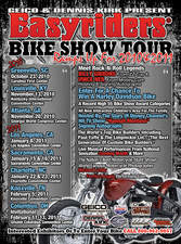 Easyriders 2010 & 2011 Bike Show Tour flyer