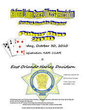 2010 Poker Run flyer
