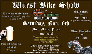 Wurst Bike Show flyer