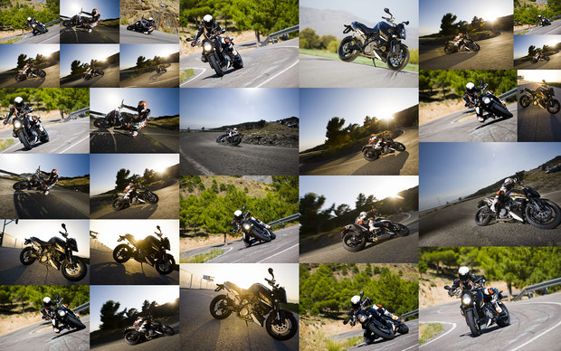 2011 KTM 990 Super Duke photos collage
