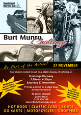 Burt Munro Challenge flyer