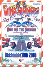 Windjammers Toy Run (fundraiser) flyer
