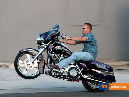 Harley wheelie