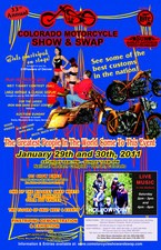 Colorado Motorcycle Show and Swap flyer