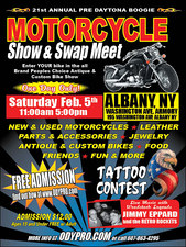 Pre-Daytona Boogie flyer