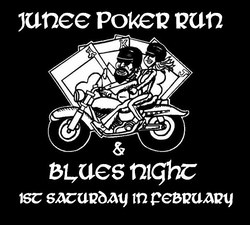 Junee Poker Run & Blues Night flyer
