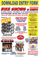 Wide Open Bike Show flyer