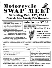 Motorcycle Swap Meet flyer