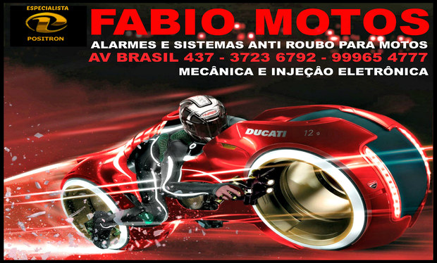 CARTÂO FABIO MOTOS 2013  2