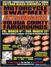Motorcycle Swap Meet Extravaganza & Bike Show flyer