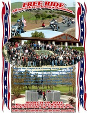 6th Annual Veterans Memorial Run (fundraiser) flyer