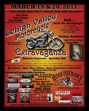 Lehigh Valley Motorcycle Extravaganza flyer