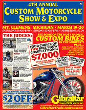 Custom Motorcycle Show & Expo flyer