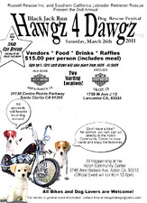 Hawgz 4 Dawgz (fundraiser) flyer