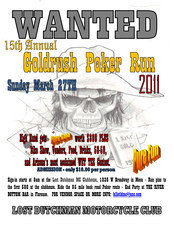 Goldrush Poker Run flyer