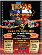 Texas Motorcycle Expo and Bike Show flyer