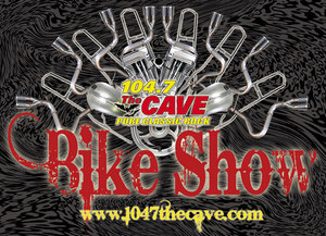 104.7 The Cave Bike Show flyer