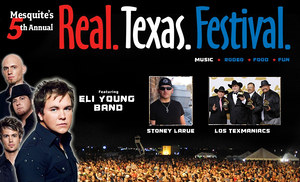 Mayor's Canned Food Ride at Real Texas Festival flyer