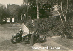 Dad on his Harley