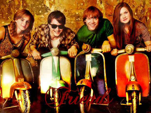 Emma Watson, Daniel Radcliffe, Rupert Grint, Bonnie Wright